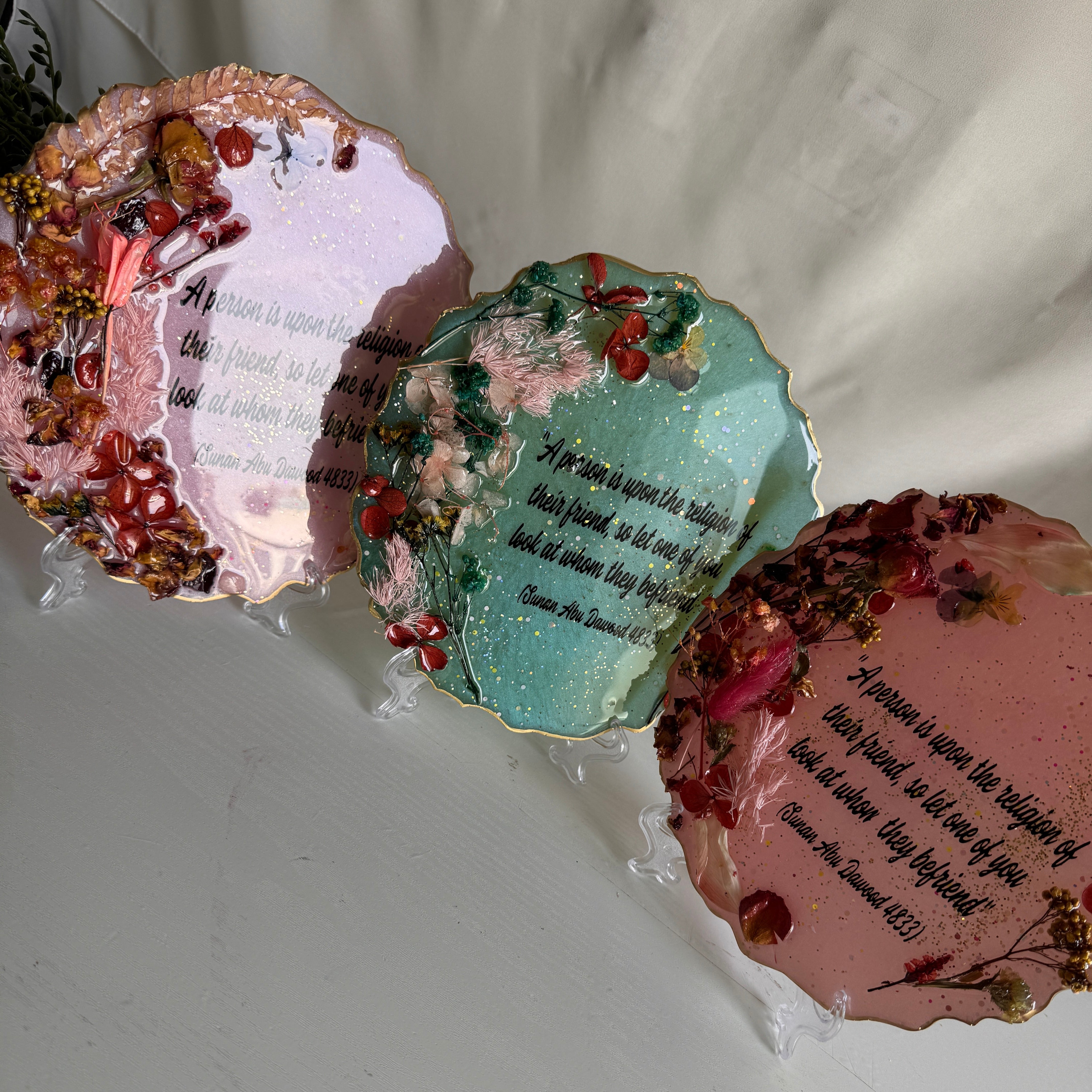 Couple name Display plaque with stand