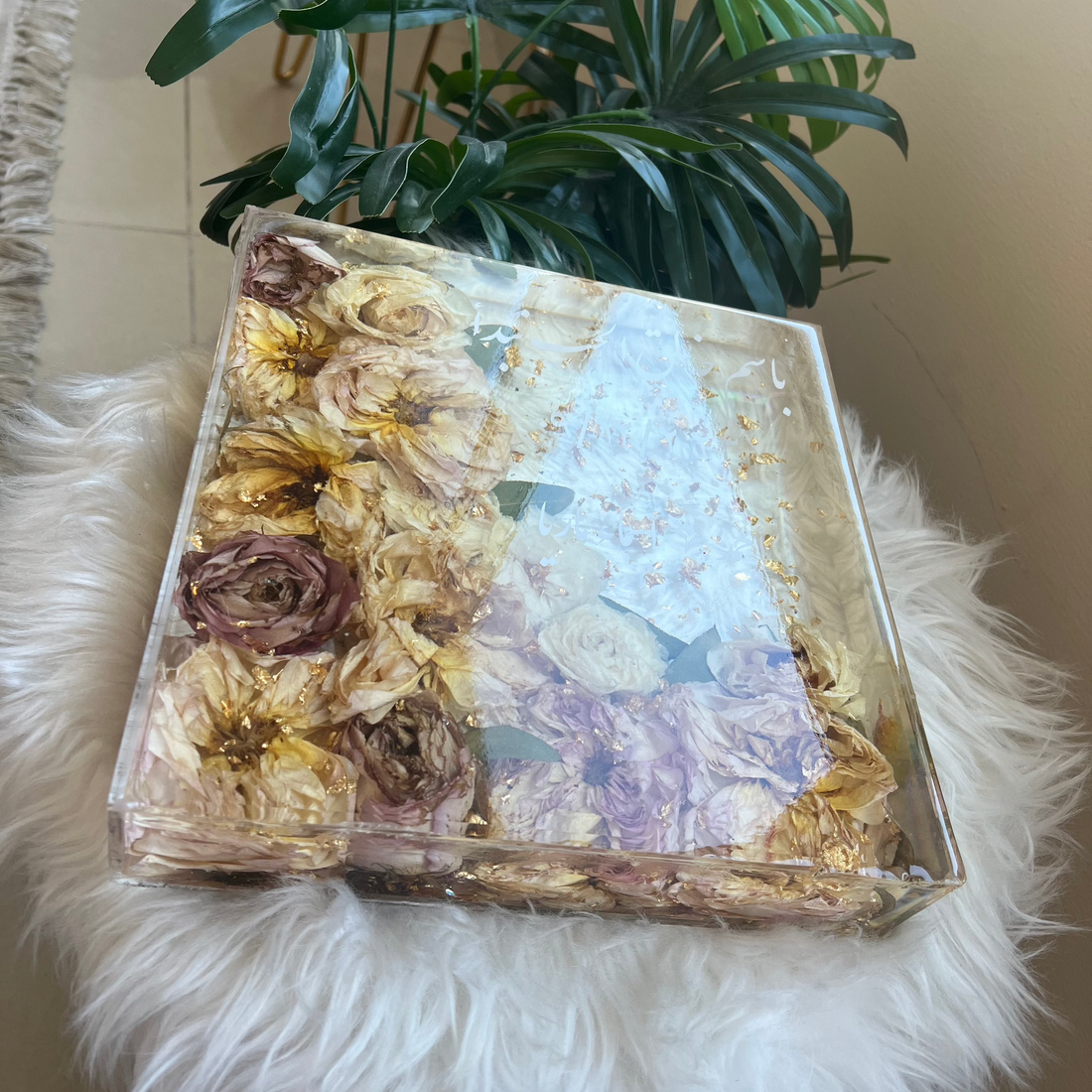 Flower Block Square | 15cm by 15cm