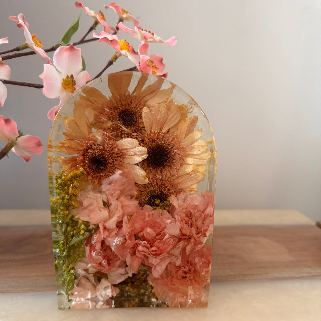 Flower Block Arch Small | 15cm