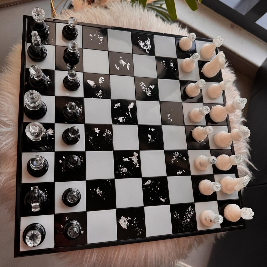 ⁠Resin Chessboard | 28cm