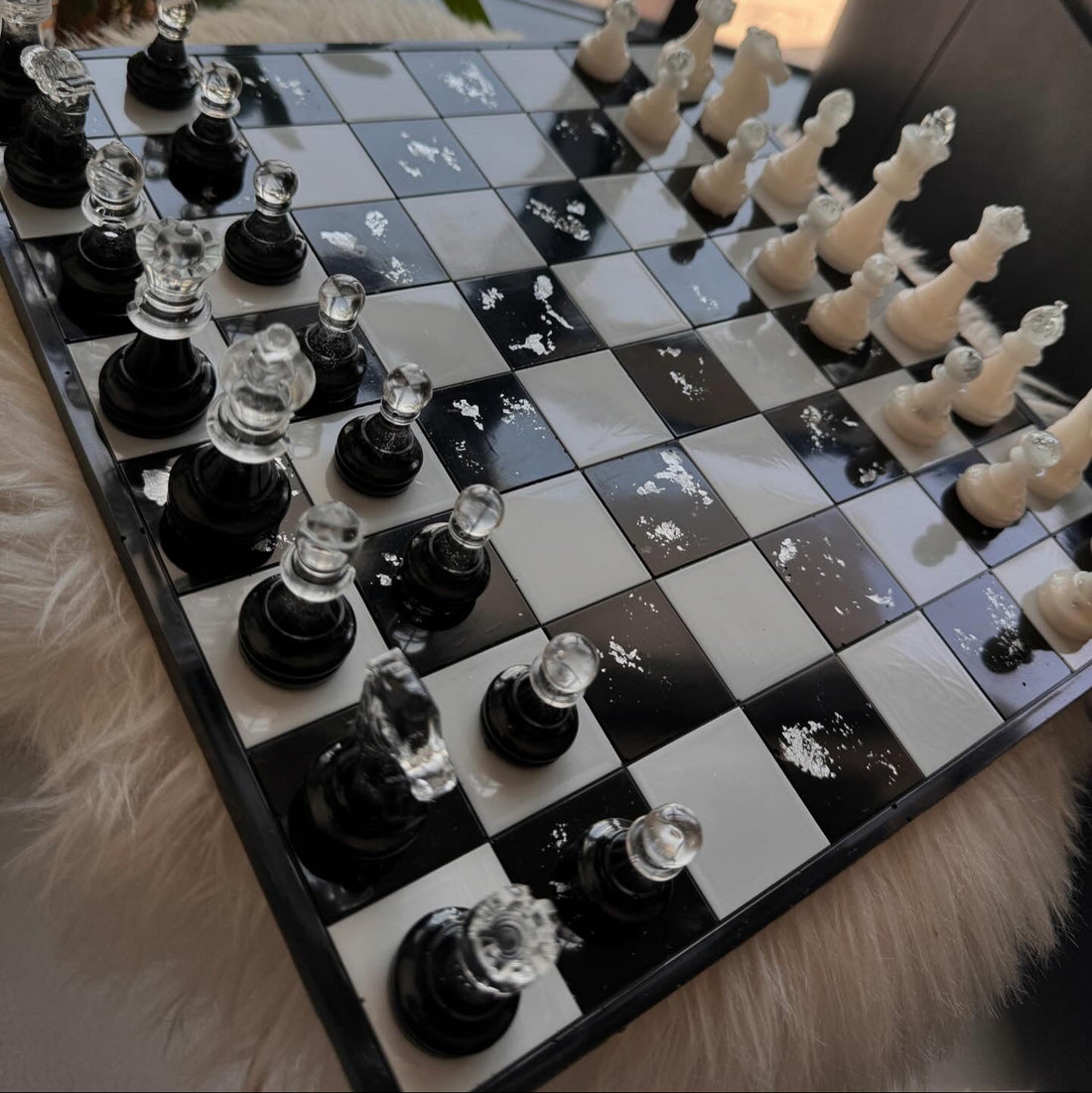 ⁠Resin Chessboard | 28cm